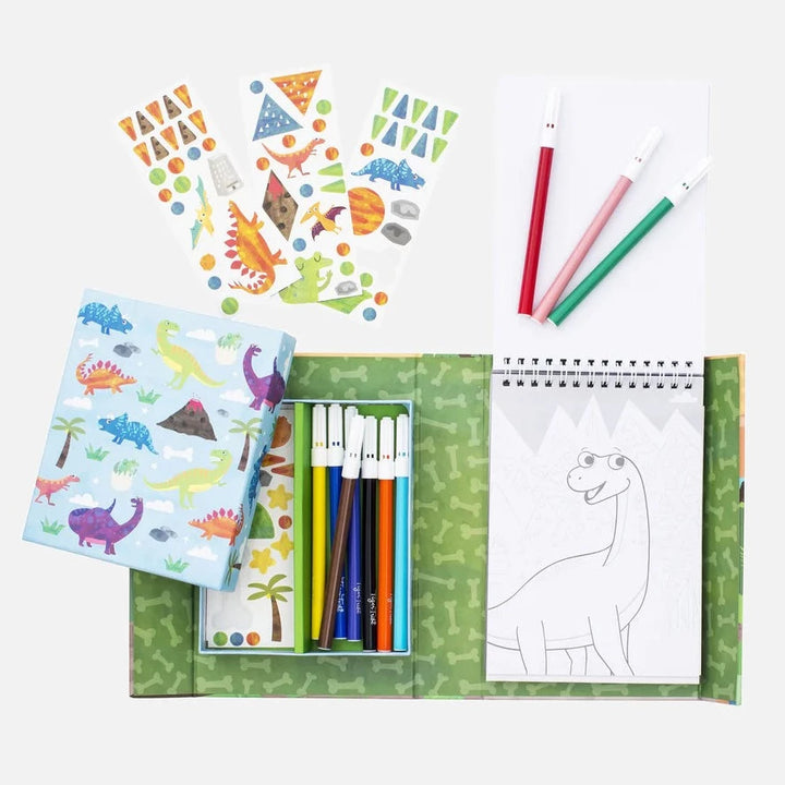 TIGER TRIBE COLOURING SET: DINOSAURS