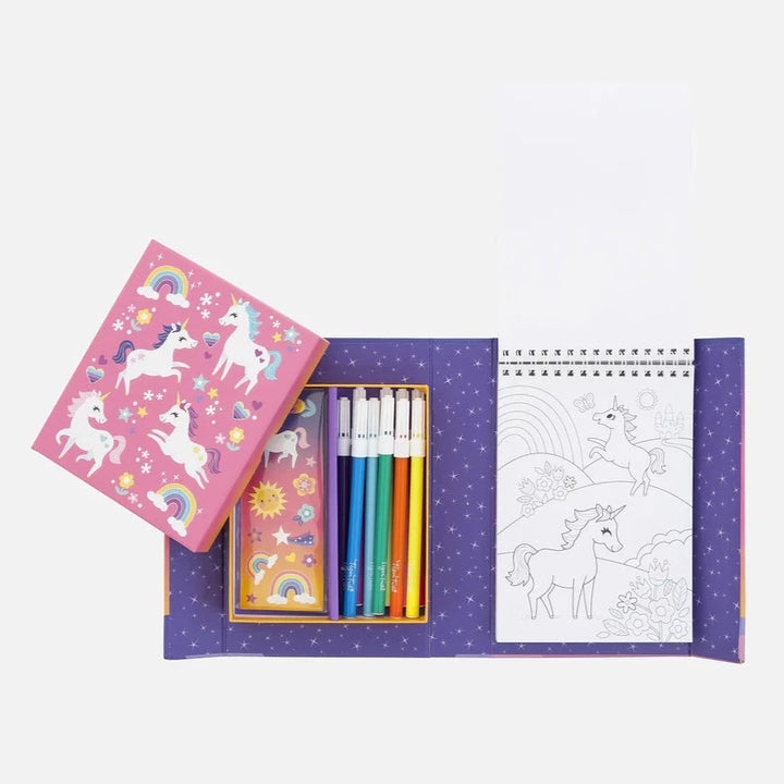 TIGER TRIBE COLOURING SET: UNICORN MAGIC