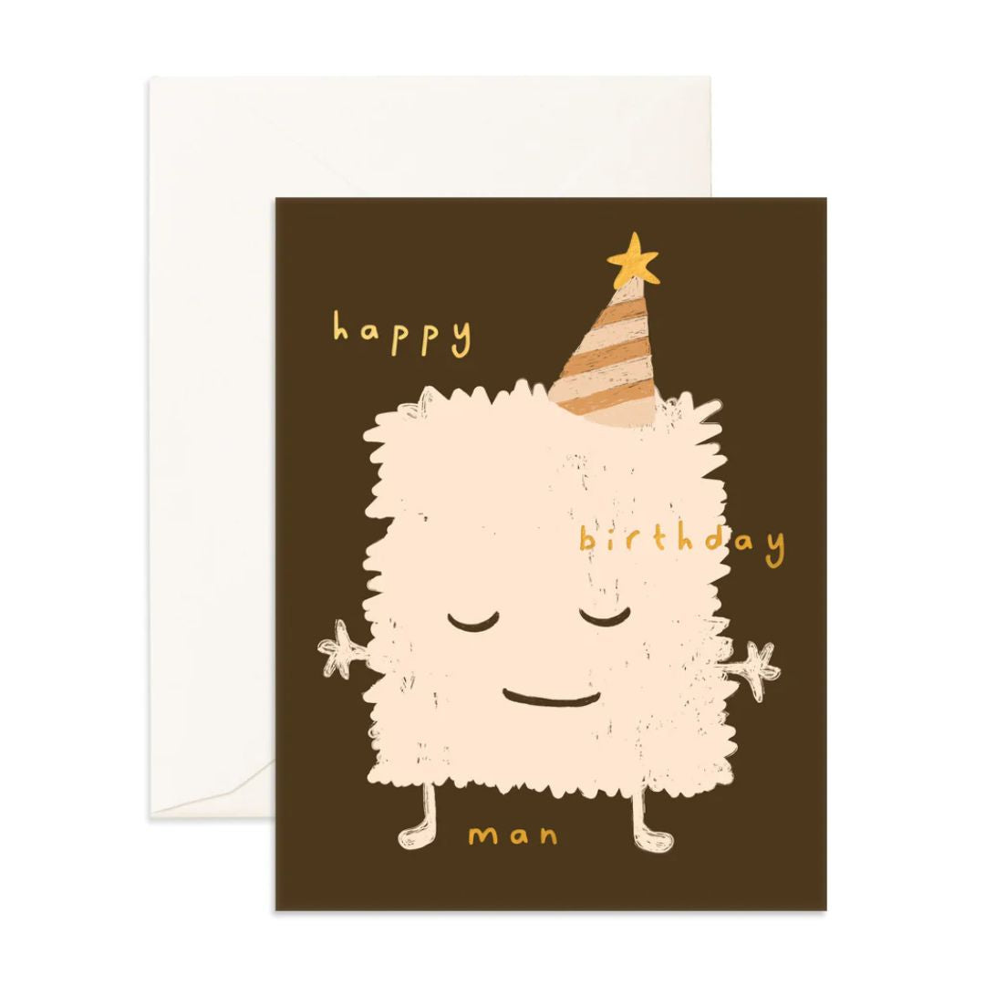 FOX & FALLOW LITTLE MONSTER MAN CARD