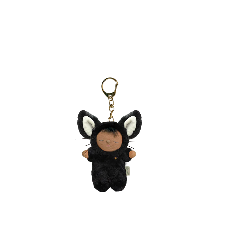 OLLI ELLA COZY BAG CHARM: CAT NOX