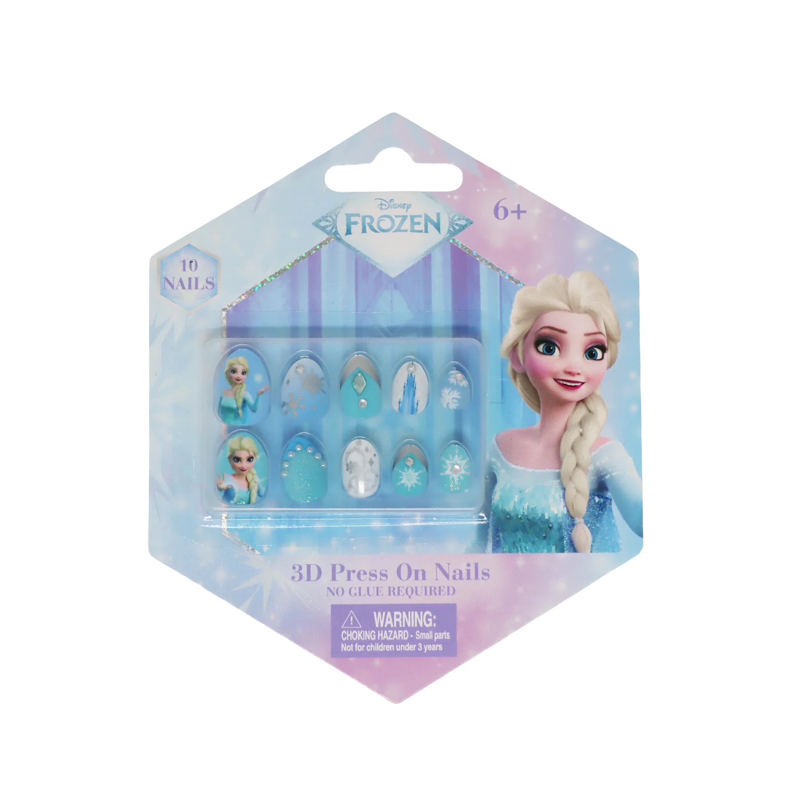 DISNEY FROZEN 3D PRESS ON NAIL SET