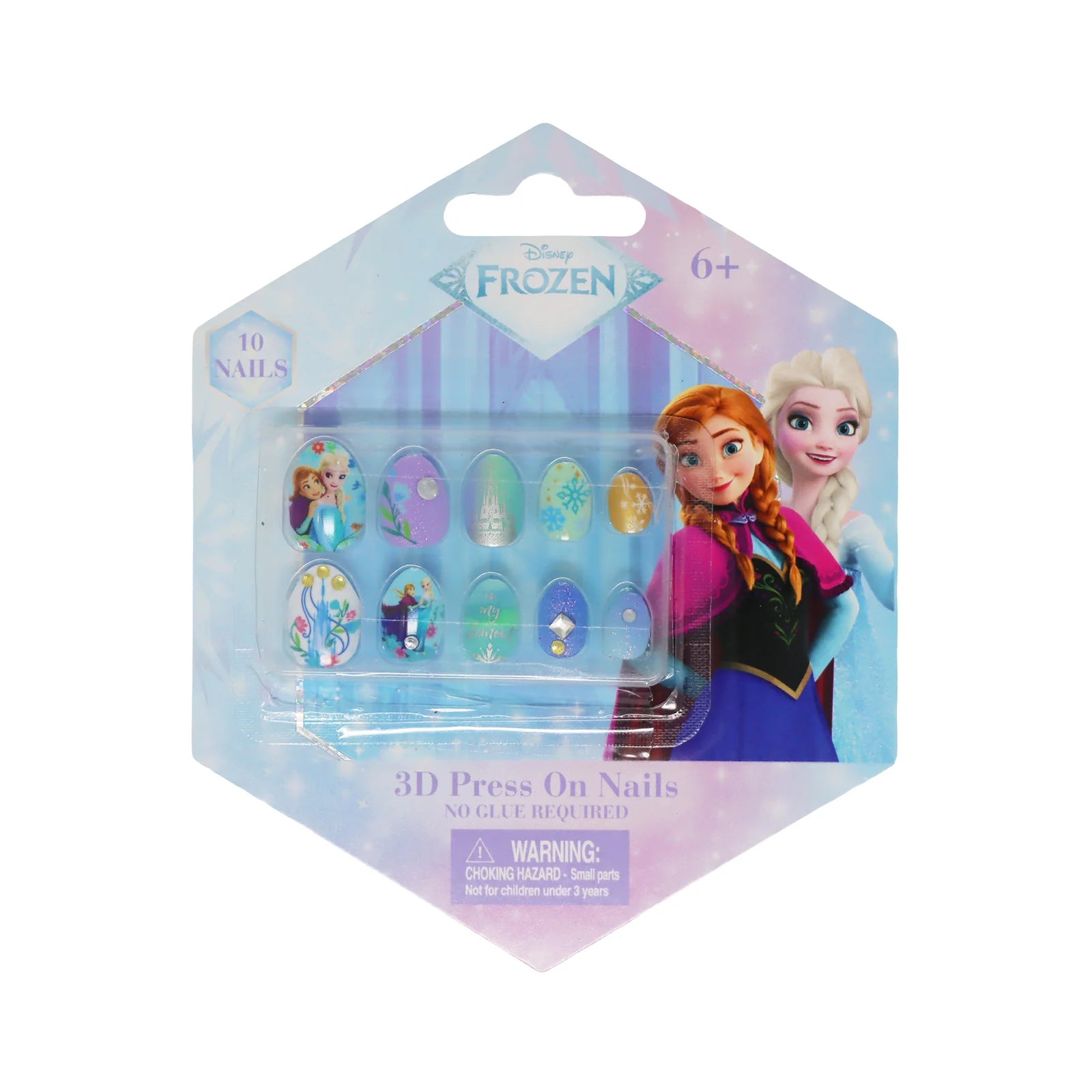 DISNEY FROZEN 3D PRESS ON NAIL SET