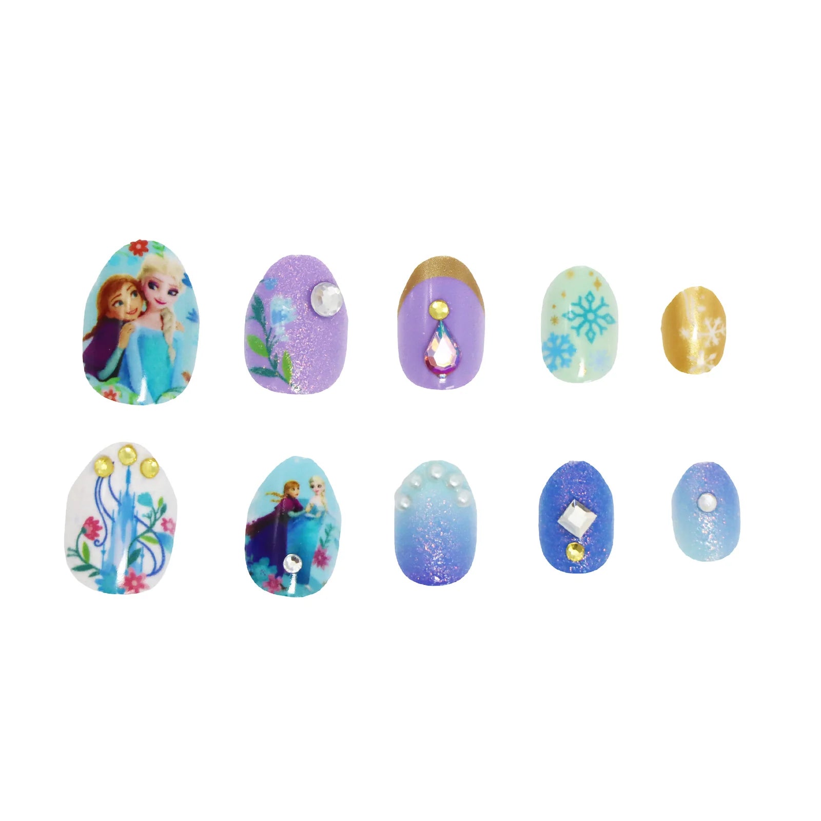 DISNEY FROZEN 3D PRESS ON NAIL SET