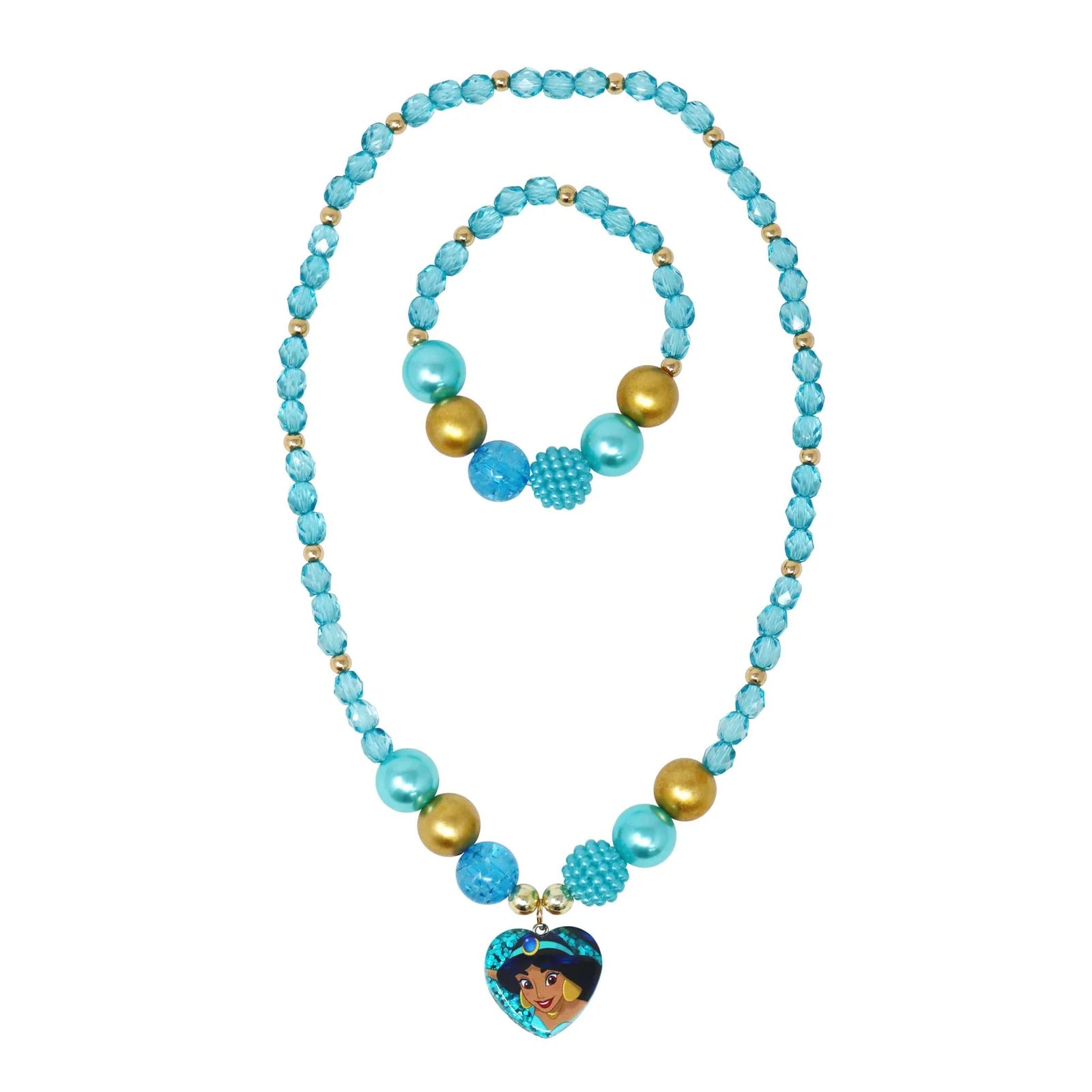 DISNEY PRINCESS: JASMINE NECKLACE / BRACELET SET