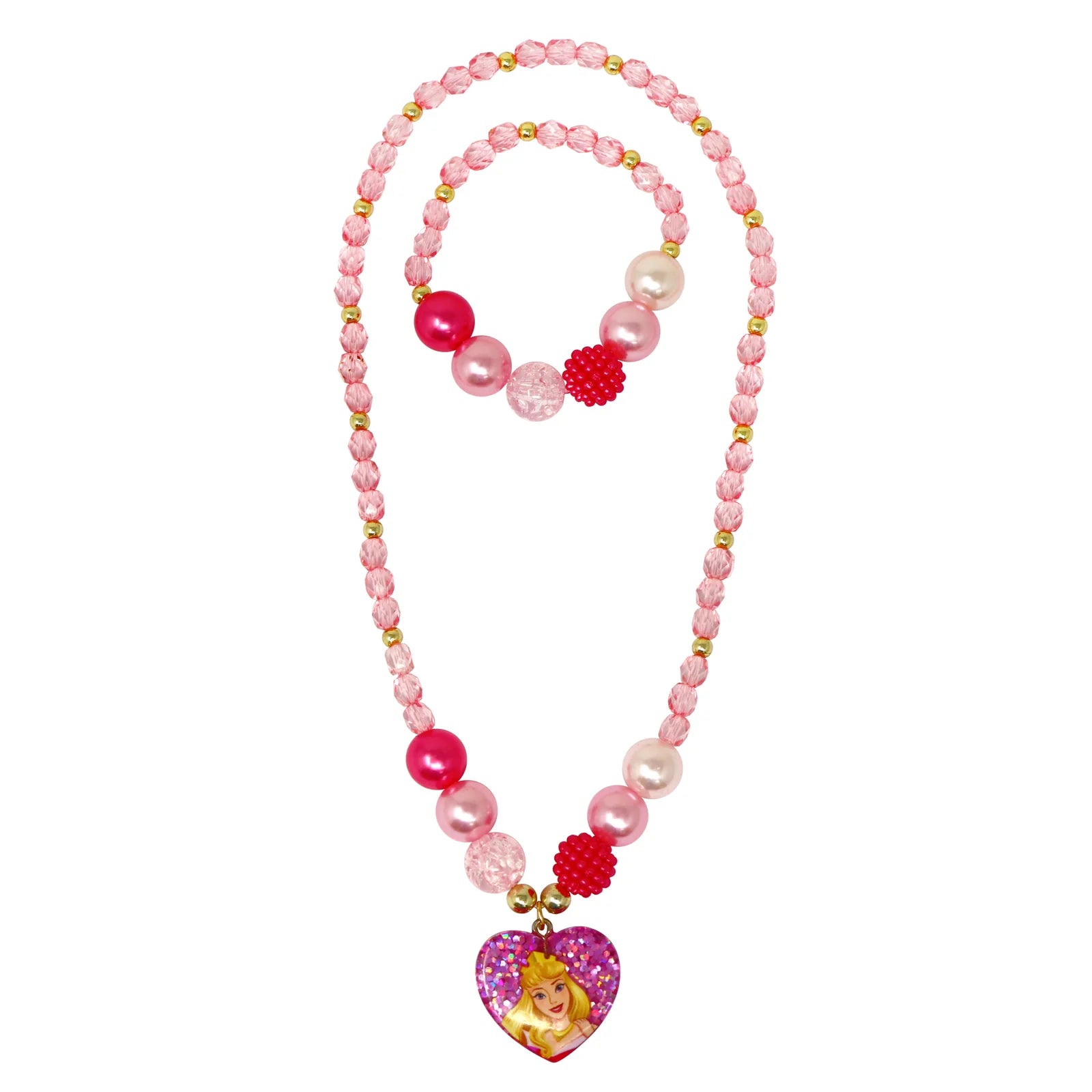 DISNEY PRINCESS: AURORA NECKLACE / BRACELET SET