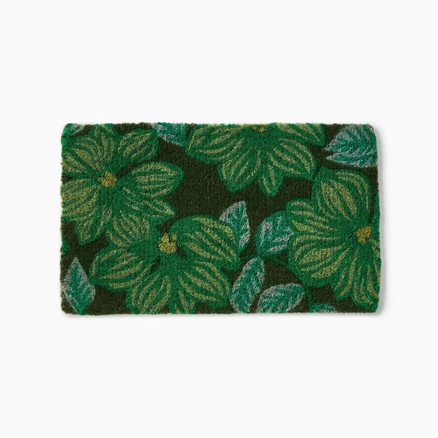 BONNIE AND NEIL AZALEA DOOR MAT: GREEN