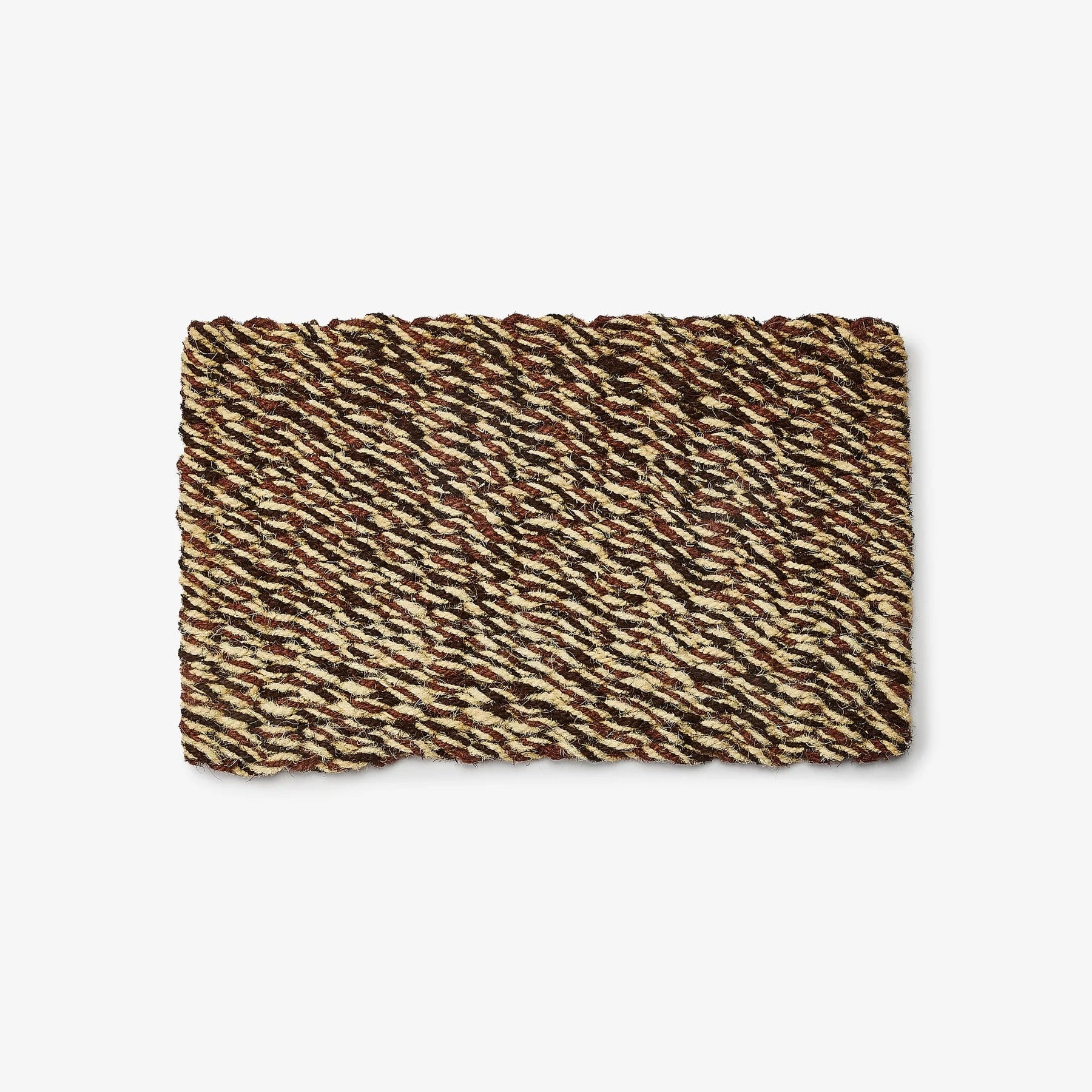 BONNIE AND NEIL WOVEN BROWN DOOR MAT