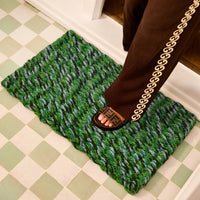 BONNIE AND NEIL WOVEN EMERALD DOOR MAT
