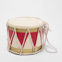 RAWHIDE DIAMOND DRUM: MED/RED