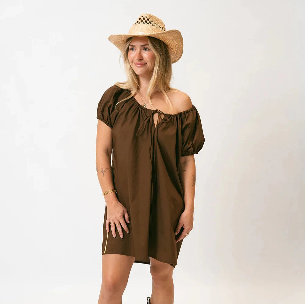 LENN LABEL LADIES SPRING DRESS: EARTH