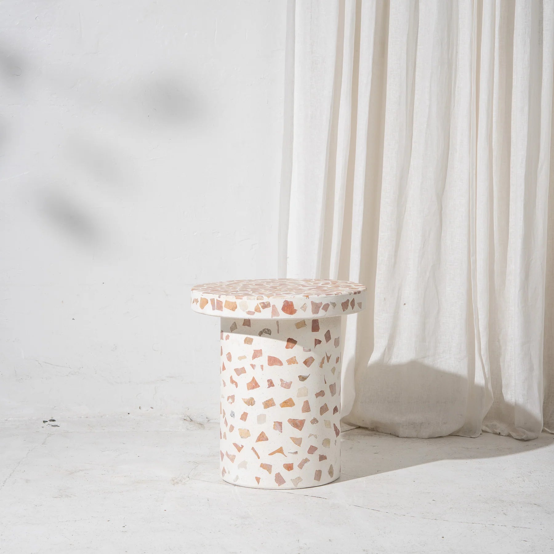 INARTISAN ILLIA TERRAZZO SIDE TABLE