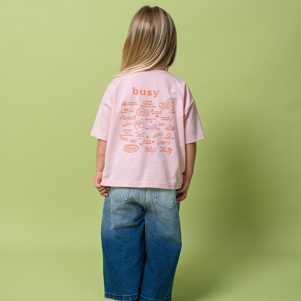 LENN LABEL BUSY TEE: SUNSET