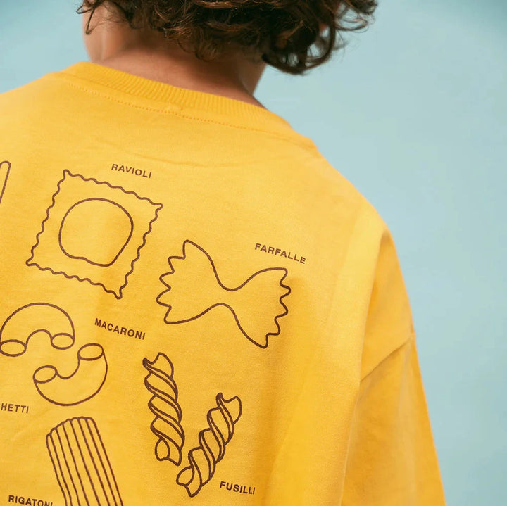 LENN LABEL PASTA TEE: SUNSHINE