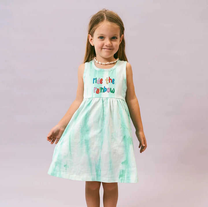 LENN LABEL RAINBOW DRESS: WASH