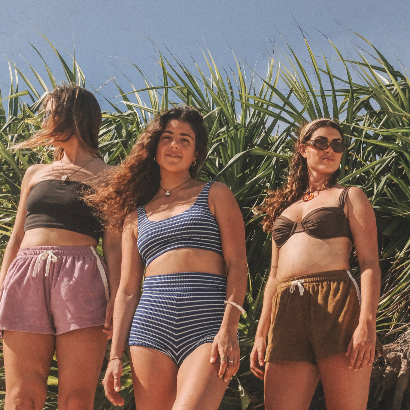 ATMOSEA TERRY TOWELLING SHORT: ARMY GREEN