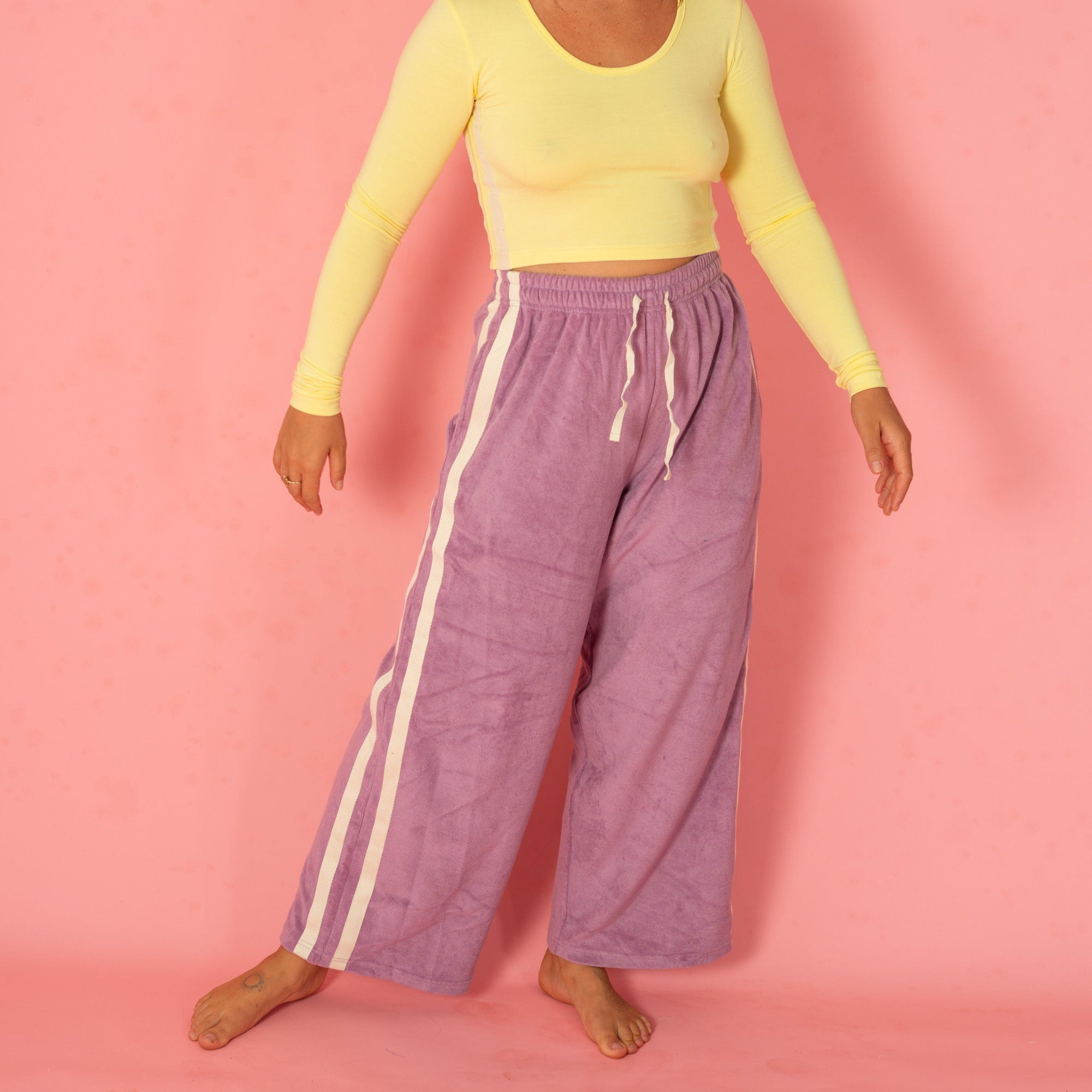 ATMOSEA APRES SURF PANT: JACARANDA PURPLE