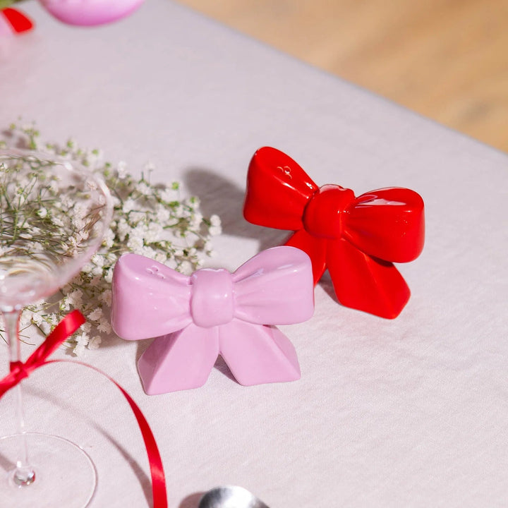 DOIY BOW SALT &amp; PEPPER SHAKERS