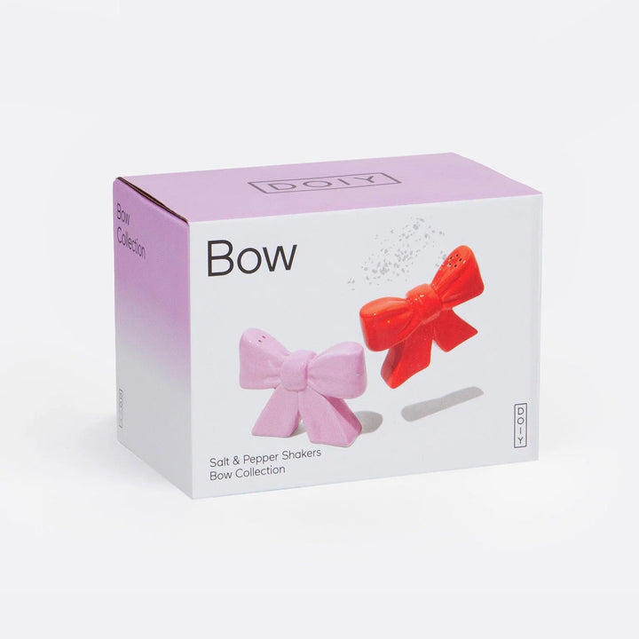 DOIY BOW SALT &amp; PEPPER SHAKERS