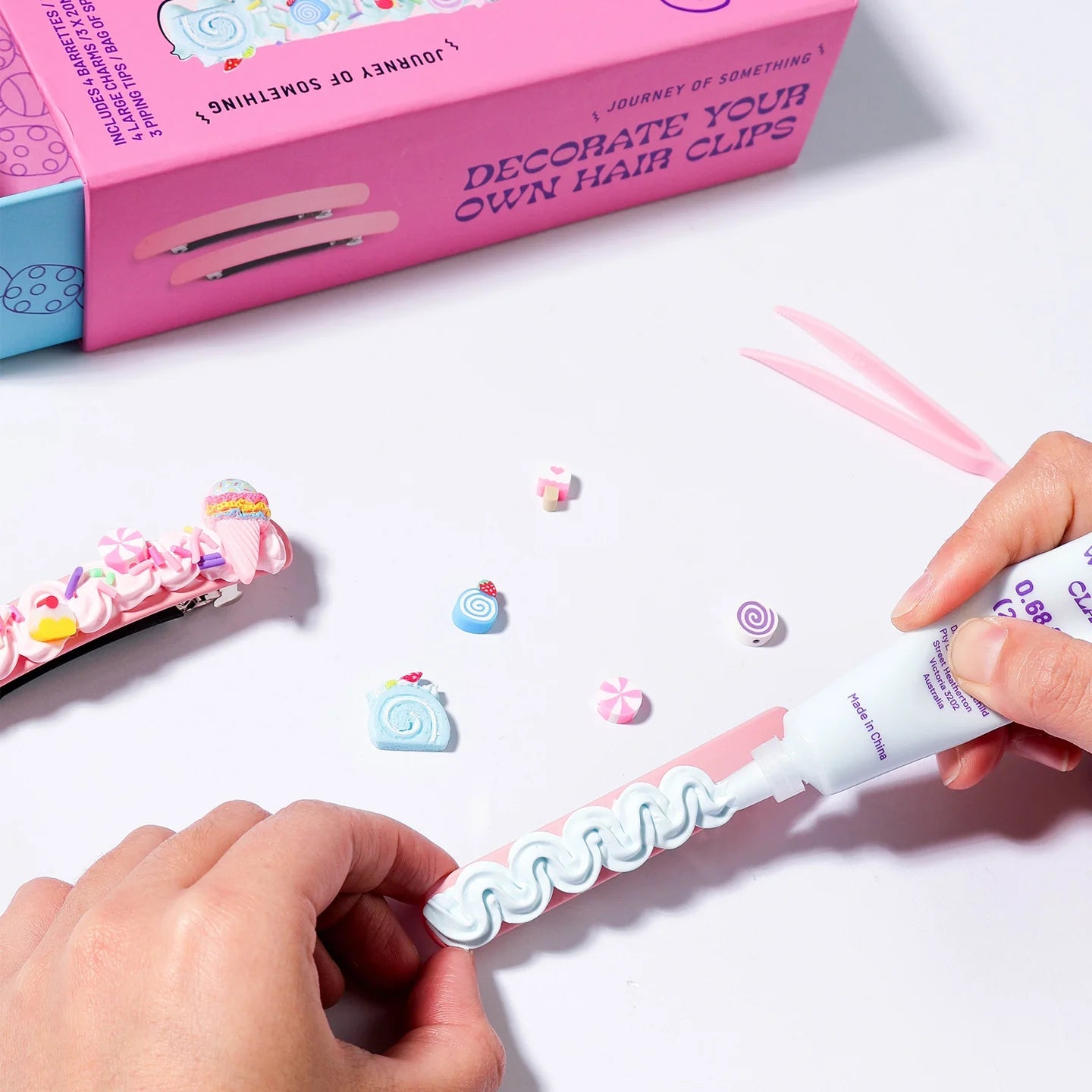 JOURNEY OF SOMETHING DECORATE YOUR OWN HAIR CLIPS