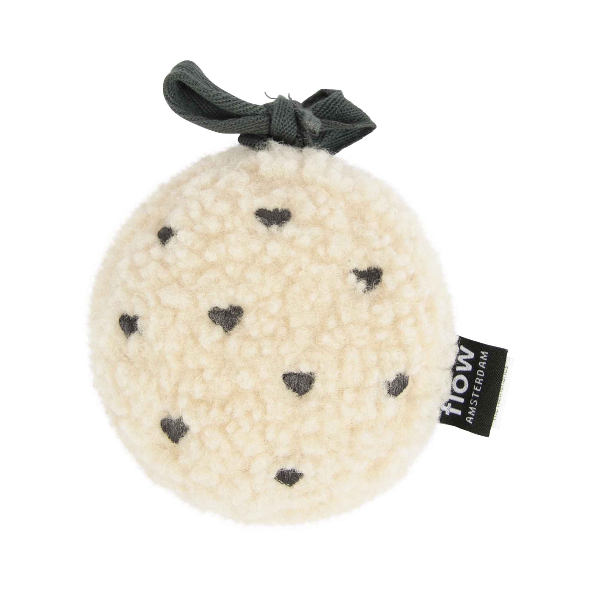 FLOW AMSTERDAM BILLY COMFORTER ON THE GO: HEARTS BEIGE