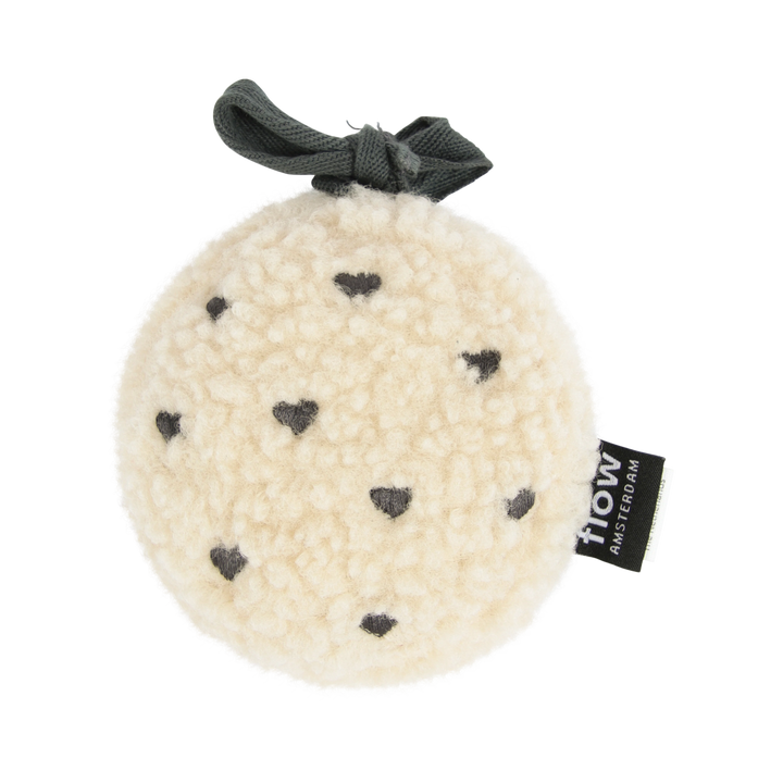 FLOW AMSTERDAM BILLY COMFORTER ON THE GO: HEARTS BEIGE