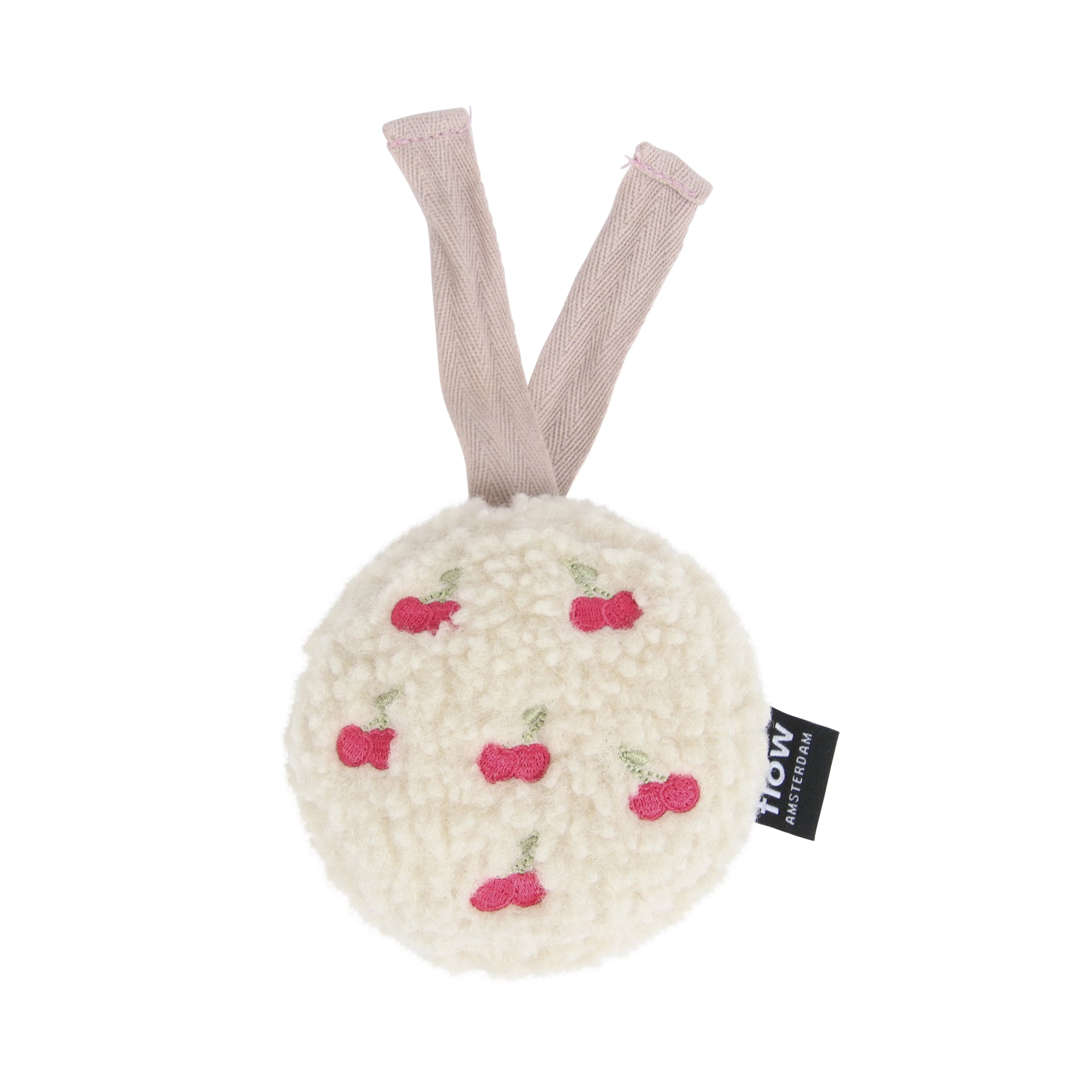 FLOW AMSTERDAM LUCY COMFORTER ON THE GO: CHERRIES BEIGE