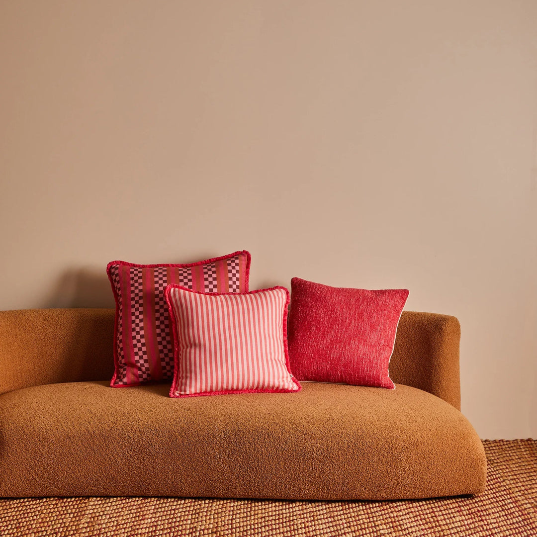BONNIE AND NEIL GEM CUSHION: PINK/50CM