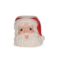 VINTAGE SANTA POT: RED