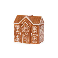 CERAMIC GINGERBREAD MANSION JAR