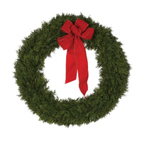 GREEN TOPIARY WREATH LRG