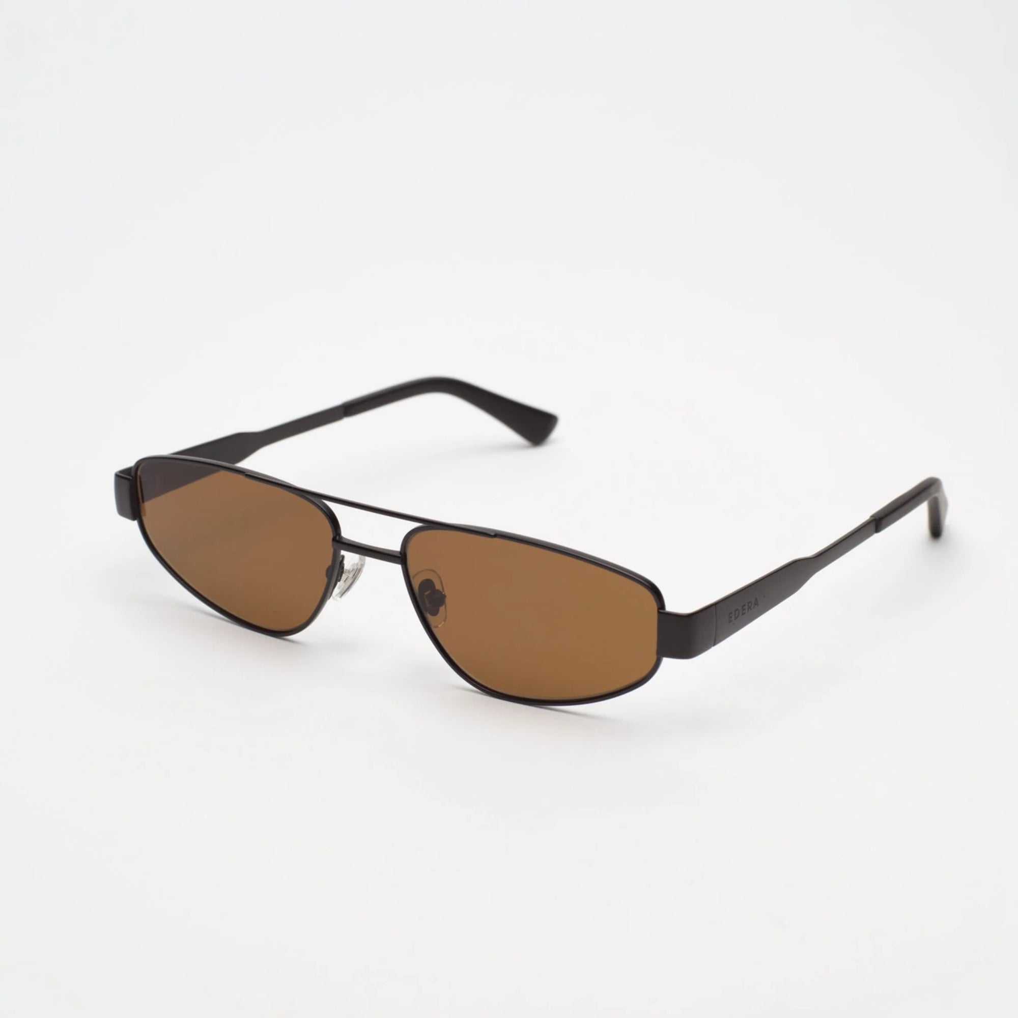 EDERA ANAIS SUNGLASSES: TITANIUM MATTE BLACK TOFFEE