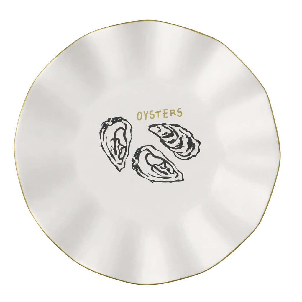 MANGIARE OYSTERS CERAMIC PLATTER