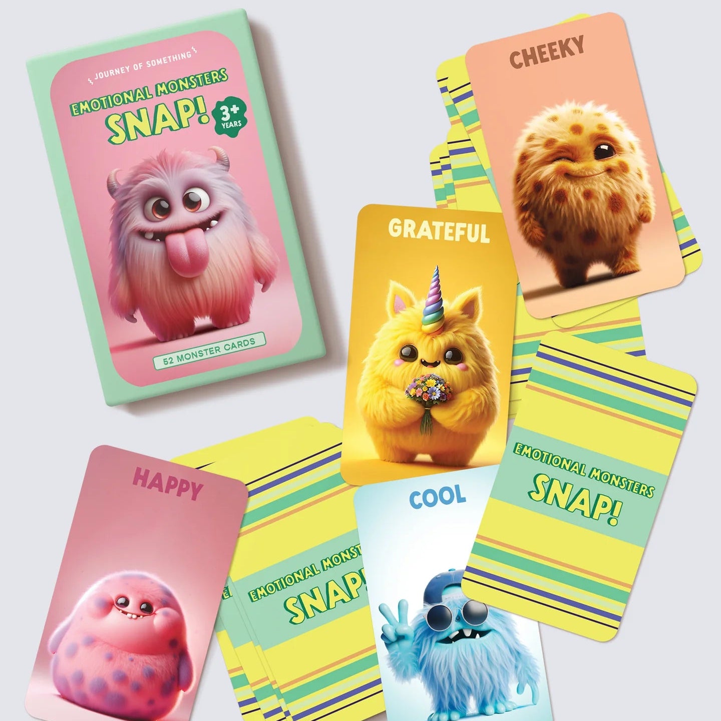JOURNEY OF SOMETHING EMOTIONAL MONSTERS SNAP CARDS