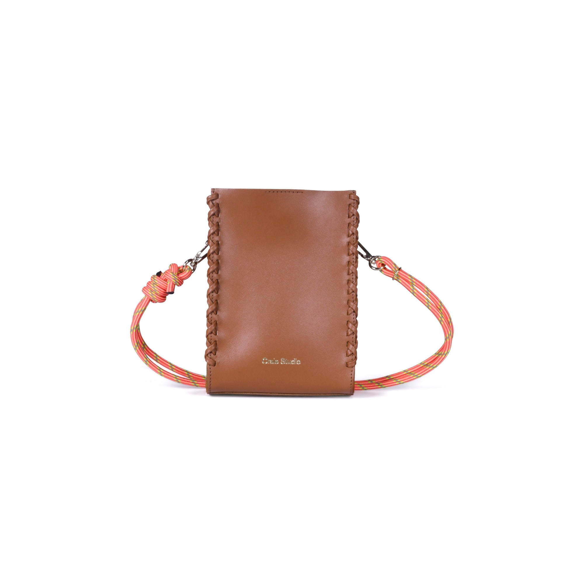 CRAIE STUDIO ESSENCE STITCH BAG: TAN