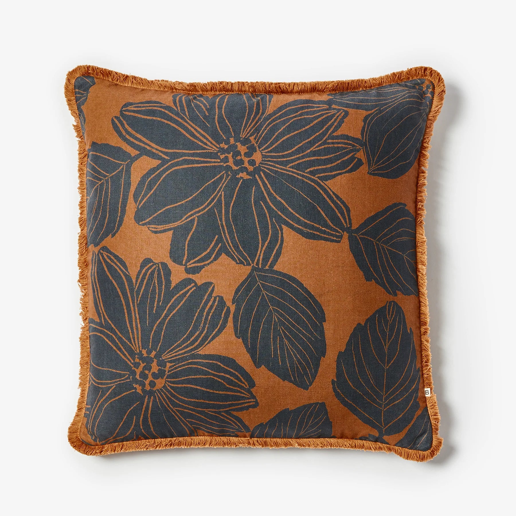 BONNIE AND NEIL MARGOT CUSHION: BROWN/ 60CM