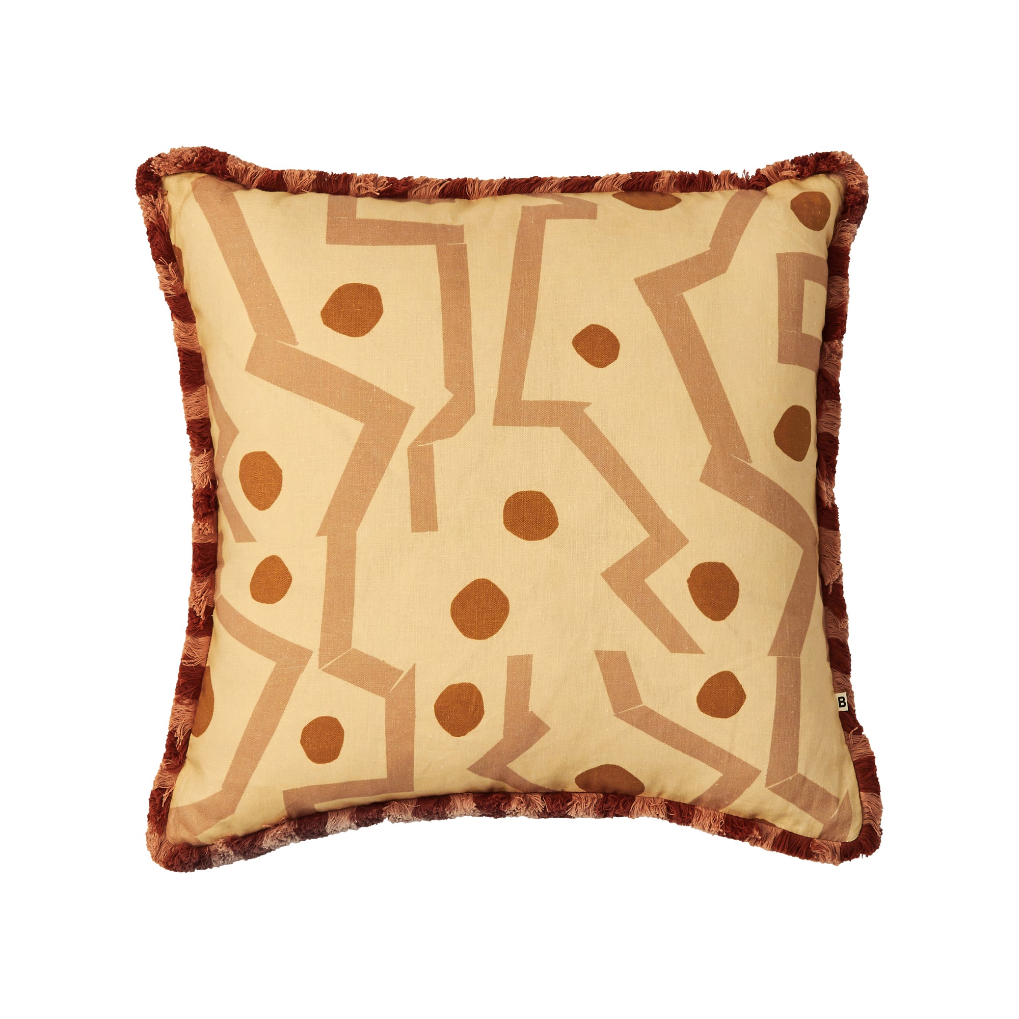 BONNIE AND NEIL MEMPHIS CUSHION: WHEAT/ 60CM