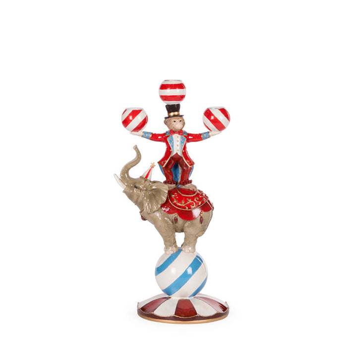 JUGGLING MONKEY CANDLE HOLDER 1