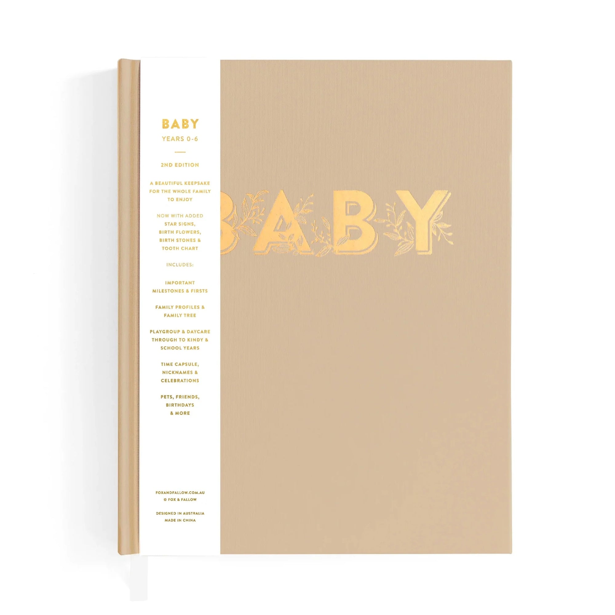 FOX & FALLOW BABY BOOK: BISCUIT