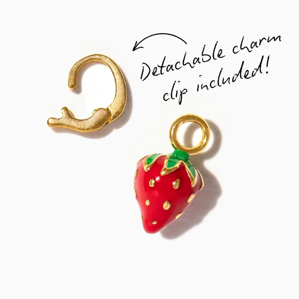 GIRLS CREW STRAWBERRY SHORTCAKE CHARM: GOLD