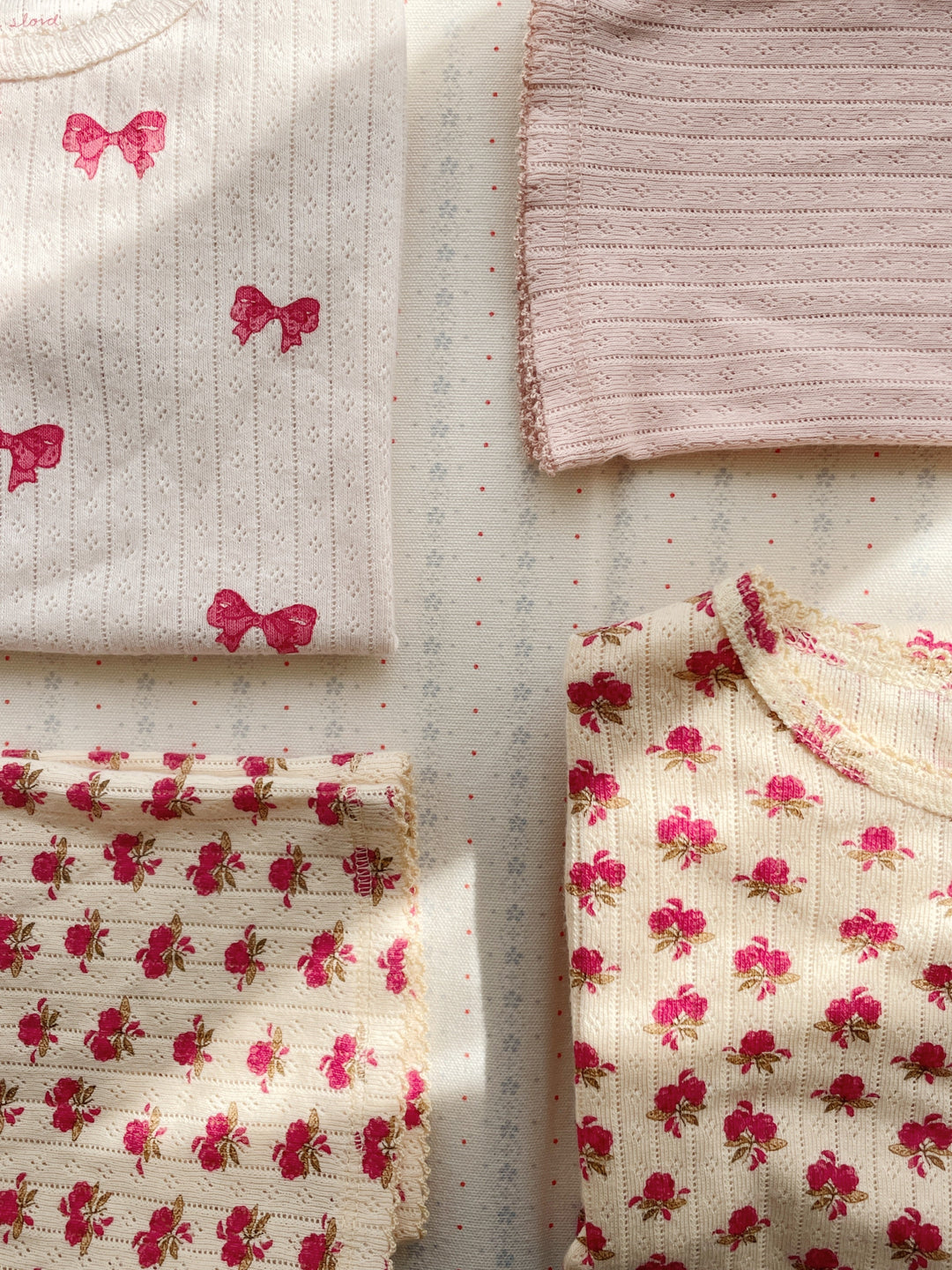 Konges Sløjd Minnie Short Legging Cameo Rose flat lay
