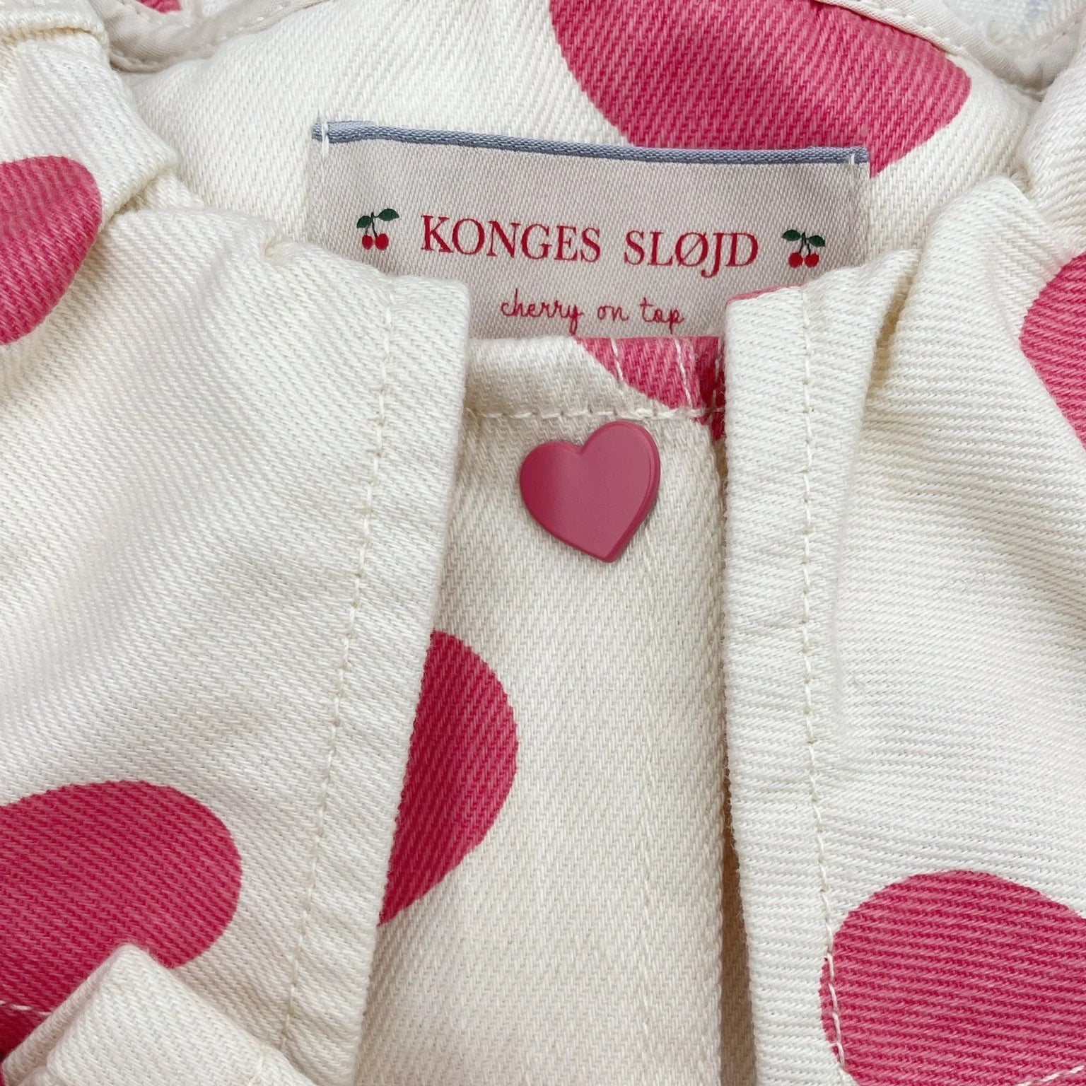 KONGES SLOJD MAGOT COLLAR JACKET: BON COEUR PINK