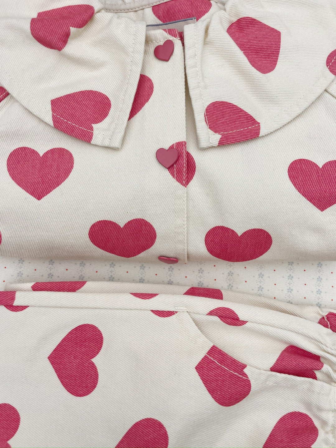 Konges Sløjd Magot Collar Jacket Bon Coeur Pink - flat lay