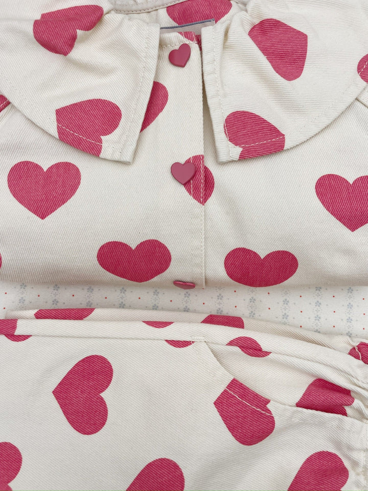 Konges Sløjd Magot Collar Jacket Bon Coeur Pink - flat lay