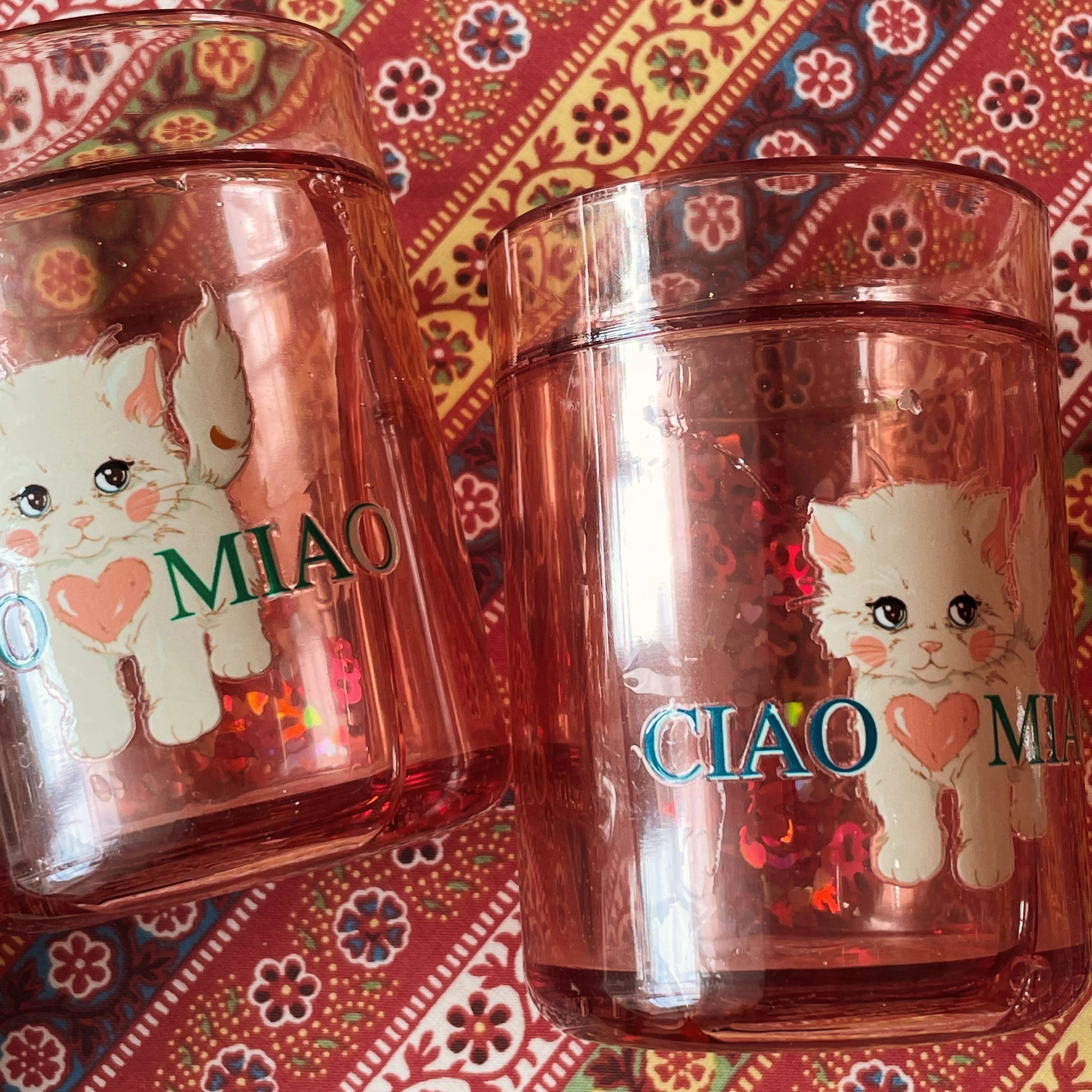 KONGES SLOJD GLITTER CUPS 2PC: CIAO MIAO