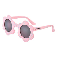 FRANKIE RAY TODDLER SUNGLASSES: DAISY / PINK WITH AQUA HEARTS