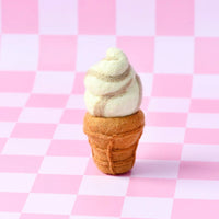 TARA TREASURES FELT VANILLA SOFT SERVE ICE CREAM