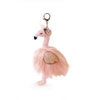 O.B DESIGNS GLORIA FLAMINGO BAG CHARM