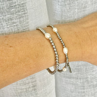 SUN SOUL MOTHER BRACELET SET: SILVER