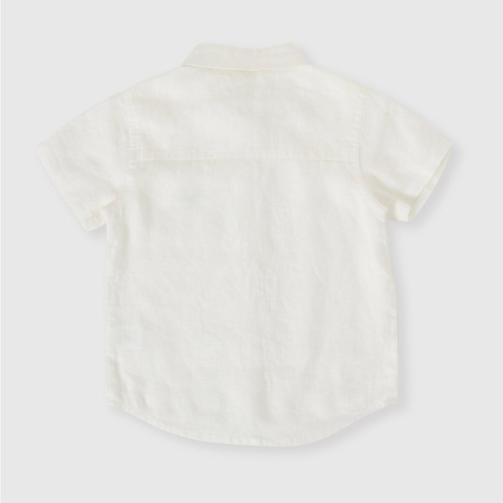 GOLDIE &amp; ACE HOLIDAY LINEN BLEND SHIRT
