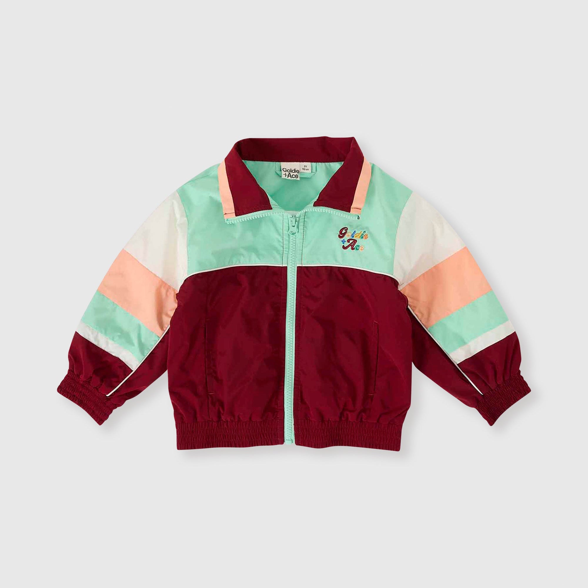 GOLDIE & ACE FUN RUN RETRO SPRAY JACKET